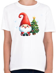 printfashion karácsonyi manó - Gyerek póló - Fehér (15110886)