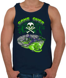 printfashion Mérges gomba - Férfi atléta - Sötétkék (96392)