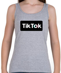 printfashion Tik Tok BOX - Női atléta - Sport szürke (2610481)