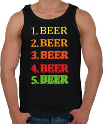printfashion 1-5 Beer - Férfi atléta - Fekete (7068910)