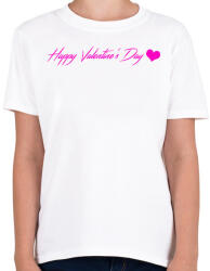 printfashion Happy Valentine's Day 02 - Gyerek póló - Fehér (11665996)