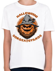 printfashion Halloweeni sorozatgyilkos - Gyerek póló - Fehér (14598570)