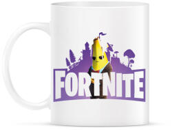 printfashion Fortnite logo - Bögre - Fehér (16348067)