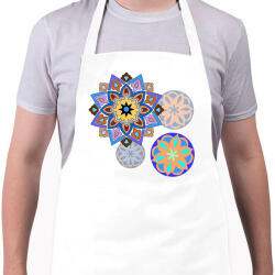 printfashion Mandala7 - Kötény - Fehér (4906236)