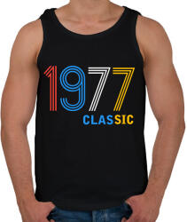 printfashion 1977 - Férfi atléta - Fekete (11930527)