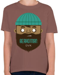 printfashion Favágó - Gyerek póló - Mogyoróbarna (44174)
