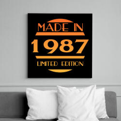 printfashion 1987 - Vászonkép - Fekete (12781189)