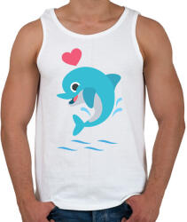 printfashion Baby Delfin - Férfi atléta - Fehér (2353091)