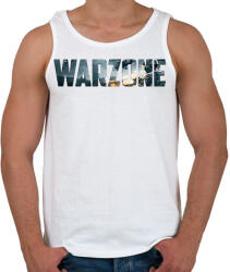 printfashion Warzone Logo - Férfi atléta - Fehér (2604318)