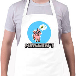 printfashion Minecraft - Kötény - Fehér (4902156)