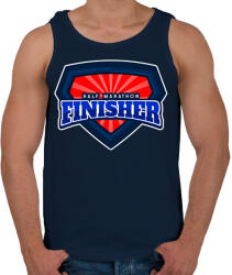 printfashion HALF MARATHON FINISHER - Férfi atléta - Sötétkék (9536459)