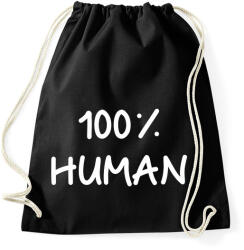 printfashion 100% ember - Sportzsák, Tornazsák - Fekete (1516652)