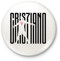 printfashion Cristiano Ronaldo - Kitűző, hűtőmágnes - Fehér (13028072)