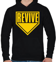 printfashion Warzone Revive - Férfi kapucnis pulóver - Fekete (3023540)