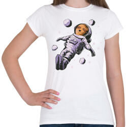 printfashion Lajhár űrhajós - Női póló - Fehér (6146430)