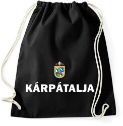 printfashion Kárpátalja - Sportzsák, Tornazsák - Fekete (14116657)