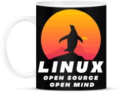 printfashion Linux - open source - Bögre - Fekete (3530405)