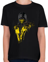 printfashion Scorpion - Gyerek póló - Fekete (562408)