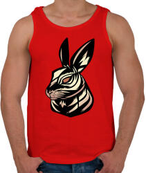 printfashion Nyúl tetoválás - Férfi atléta - Piros (13826082)