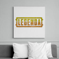 printfashion Legenda - PUBG Style - Vászonkép - Fehér (6626929)