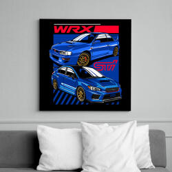 printfashion WRX STi Subaru - Vászonkép - Fekete (11631940)