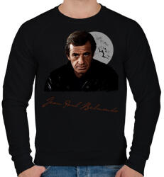 printfashion Jean-Paul Belmondo - Férfi pulóver - Fekete (5333109)