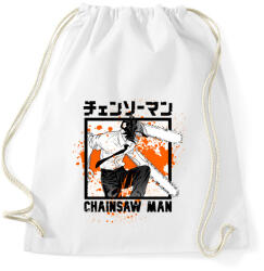printfashion Chainsaw man Denji - Sportzsák, Tornazsák - Fehér (15965437)