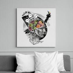 printfashion Megvilágosodás - Vászonkép - Fehér (6620418)