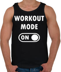 printfashion Workout mode: ON - Férfi atléta - Fekete (2462426)