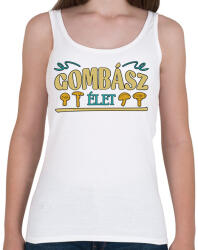 printfashion Gombász élet - Női atléta - Fehér (11550857)