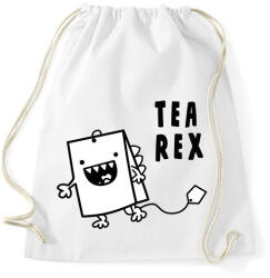 printfashion Tea Rex - Sportzsák, Tornazsák - Fehér (4001670)
