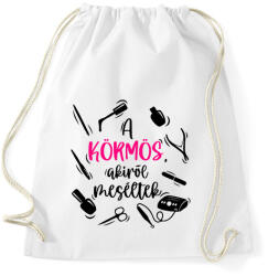 printfashion Műkörmös, Műköröm, Körmös, Köröm - Sportzsák, Tornazsák - Fehér (10969781)