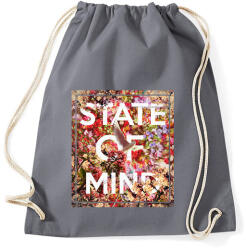 printfashion Elmeállapot - Sportzsák, Tornazsák - Grafitszürke (101877)