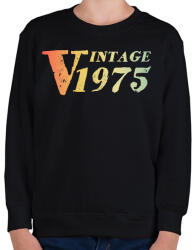 printfashion 1975 - Gyerek pulóver - Fekete (12090997)