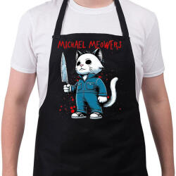 printfashion Michael MEOWers - Kötény - Fekete (16809697)