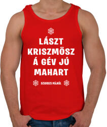 printfashion Last Christmas - Férfi atléta - Piros (5674911)