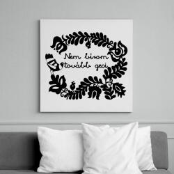 printfashion Nem bírom tovább geci - Vászonkép - Fehér (16666946)