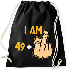 printfashion 50 éves (49+1) - Sportzsák, Tornazsák - Fekete (2449366)