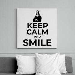 printfashion SMILE - Vászonkép - Fehér (11432728)