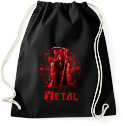 printfashion dead metal - Sportzsák, Tornazsák - Fekete (1752089)