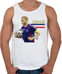 printfashion Zidane - Férfi atléta - Fehér (16841584)