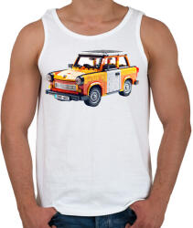 printfashion LEGO Trabant - Retro autó - Férfi atléta - Fehér (15532835)