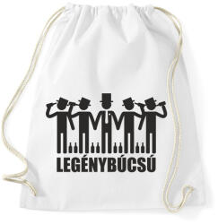printfashion Legénybúcsú - Sportzsák, Tornazsák - Fehér (13879070)