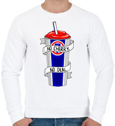 printfashion Nincs meggyes, nincs üzlet ST - Férfi pulóver - Fehér (1799338)