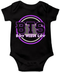 printfashion Boy With Luv BTS - Baba Body - Fekete (1478262)