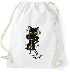printfashion Katze - Sportzsák, Tornazsák - Fehér (2945301)