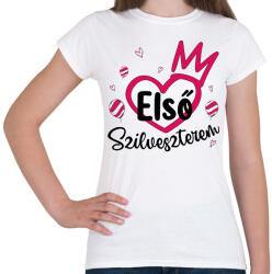 printfashion Első szilveszterem - Női póló - Fehér (10279090)