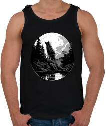 printfashion farkas - Férfi atléta - Fekete (14214743)
