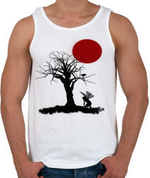 printfashion Dying nature - Férfi atléta - Fehér (1533937)