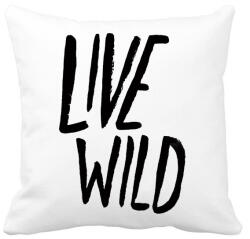 printfashion Live Wild - Párnahuzat, Díszpárnahuzat - Fehér (382035)